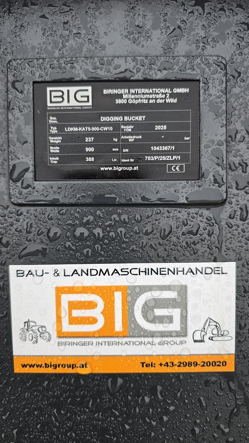 2025 BIG 90cm Tieflöffel mit CW10 Verachtert Aufnahme