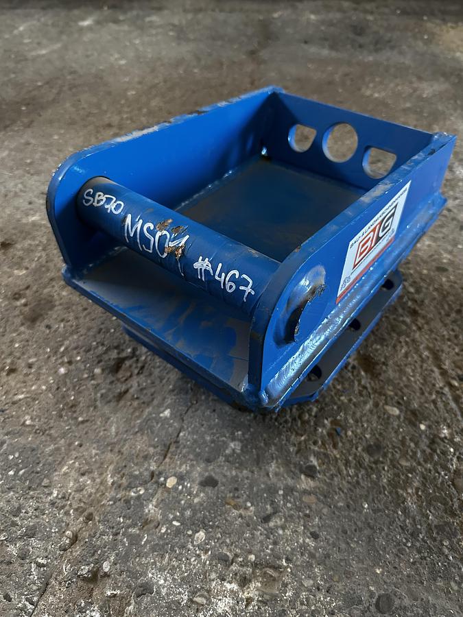 BIG Anschraubplatte mit MS01 Aufnahme