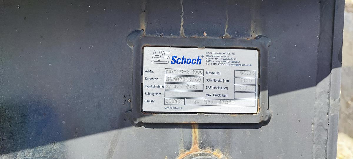 Gebraucht 2023 HS Schoch hydraulischer Böschungslöffel