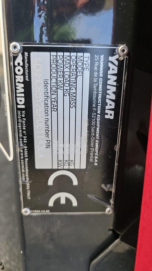 2024 Yanmar C08-A Minidumper