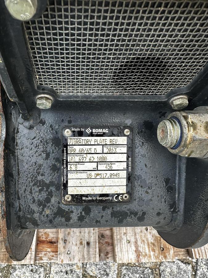 Gebraucht 2013 Bomag Reversierbare Vibrationsplatte BPR 70/70 D