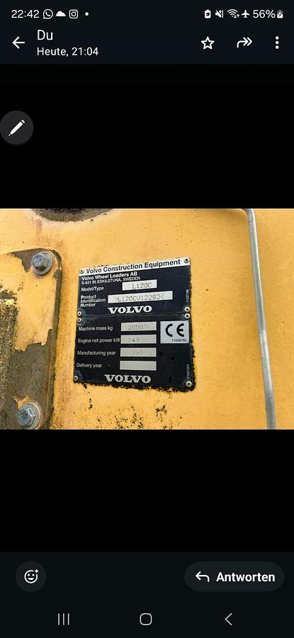 Gebraucht Volvo L120C Radlader