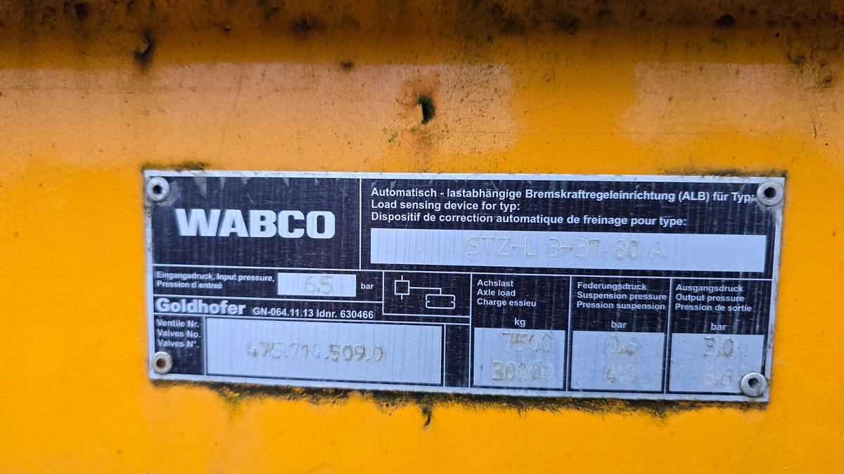 Gebraucht 1998 Goldhofer STZ-L-3-37/80 A F1 - 3-Achs Semi Auflieger