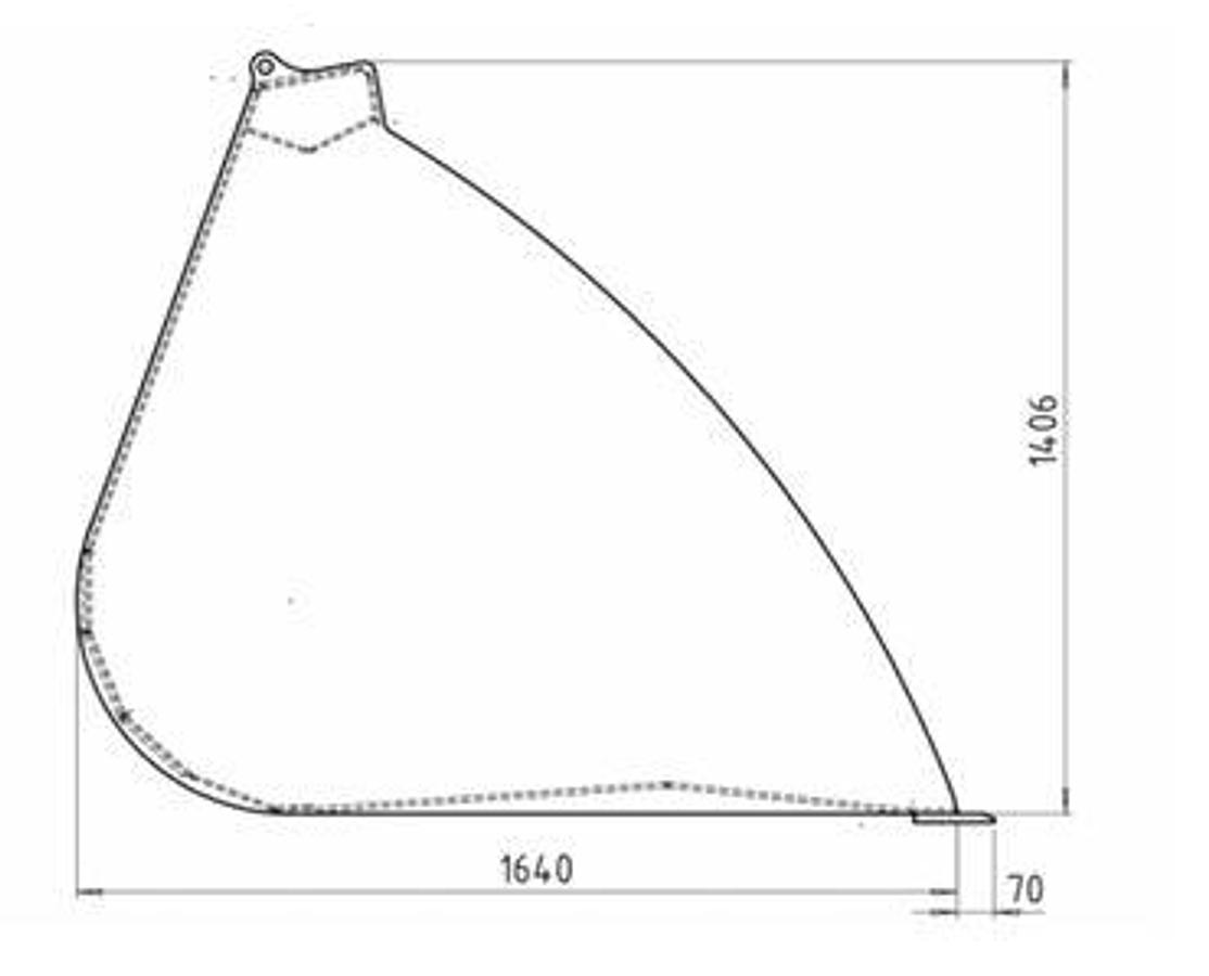 BIG Volumenschaufel 250 SMZ mit Manitouaufnahme