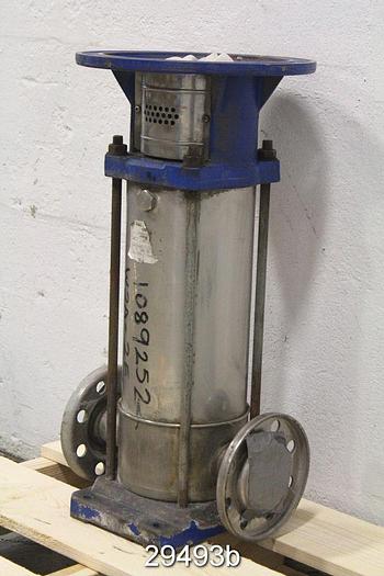 Used Goulds SSV G&L Series SSV Vertical Multistage Pump #29493