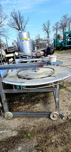 Used Stół obrotowy, wykonany ze stali nierdzewnej
