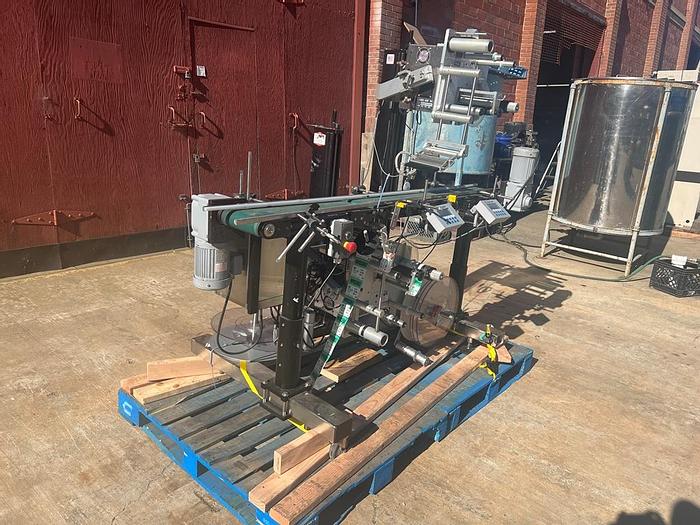 Used Labeler, Pressure Sensitive, Label-Aire, Mdl 3115NV-1500, Top and Bottom, LH #C744431