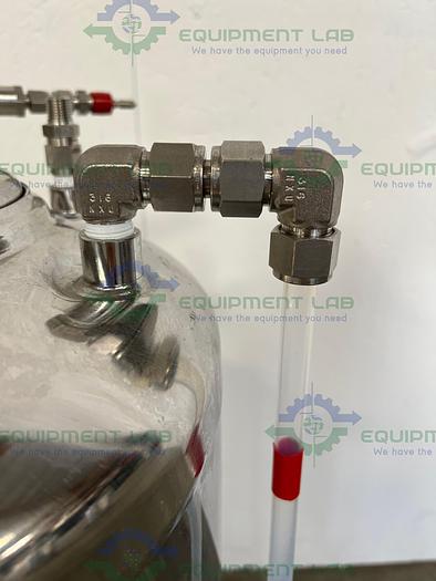 Used Apache Stainless Equipment  40 Liter Stainless Steel Pressure Vessel 160PSI