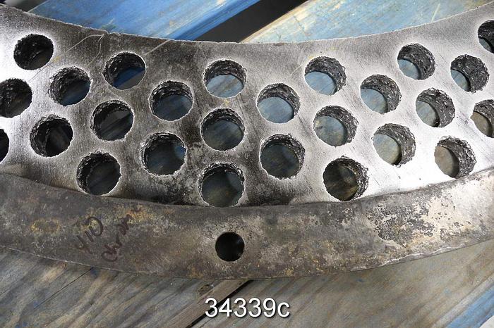 Used Beloit Shark Pulper Extraction Plate, 47" Outer Diameter, 35" Inner Diameter #34339