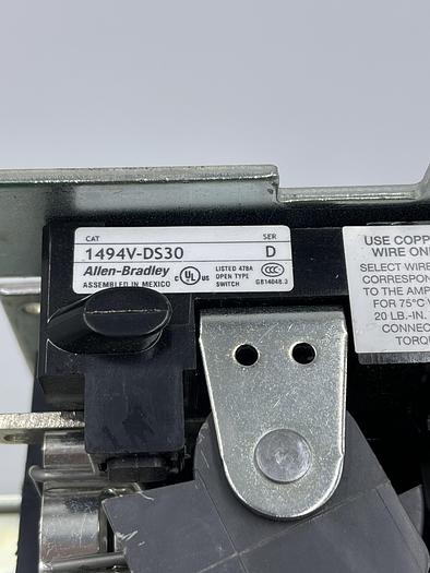 Used Allen-Bradley 149V-DS30 Ser D 