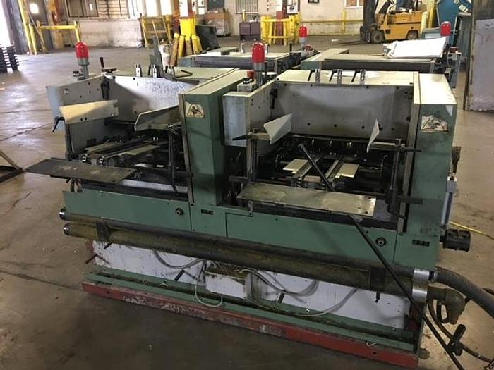 Used MULLER MARTINI MODEL 279 FEEDER POCKETS W/ BASE