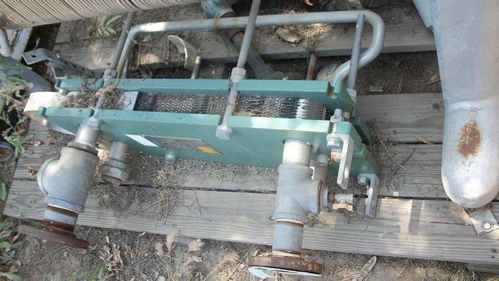 Used Heat Exchanger, Plate, 27.1 SF, Taco, S/st, 17 Plates #S741799
