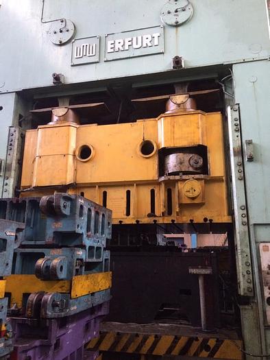 Used 1980 ERFURT PKZV I 1250 FS Double crank sheet stamping press 