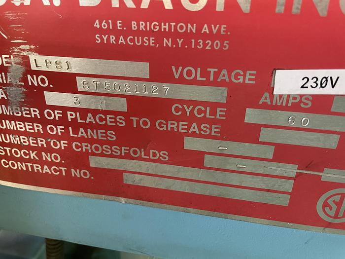 Used 2005 Braun sheet folder