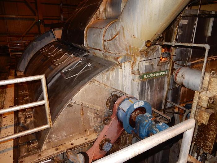 Used RAUMA REPOLA PRESSURE FILTER DRUM THICKENER 294 BDTPD MODEL PWT4080