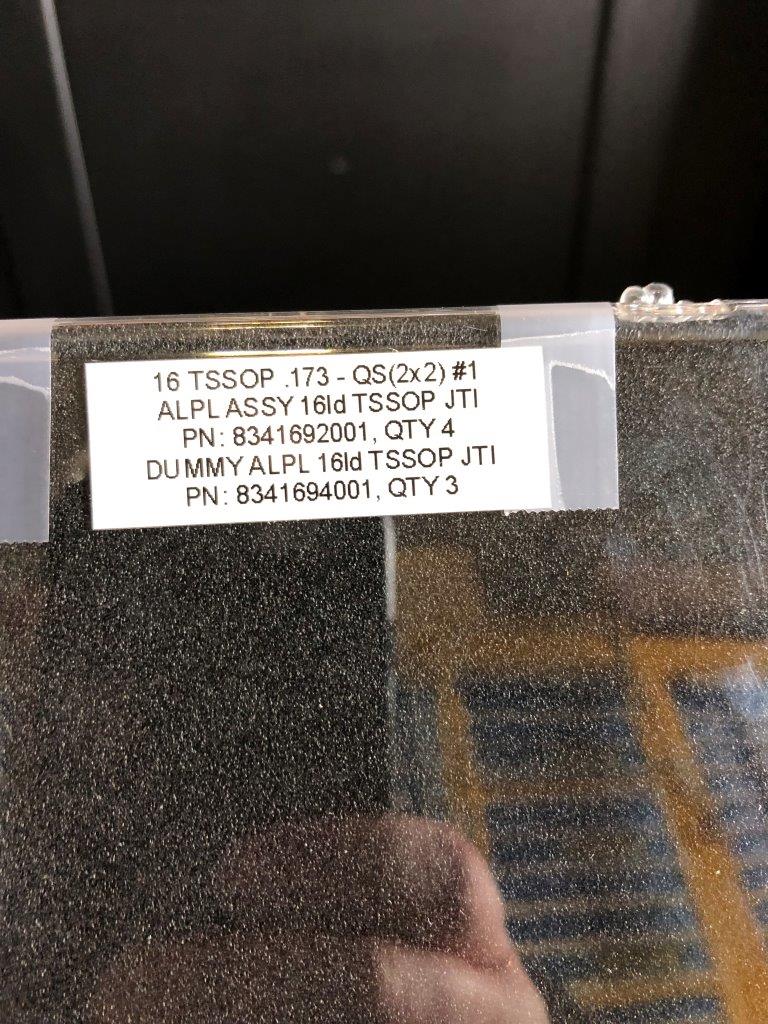 Used Delta Edge DE8000 - Q-FPB-16 TSSOP .173-0001 Test Handler Change kit