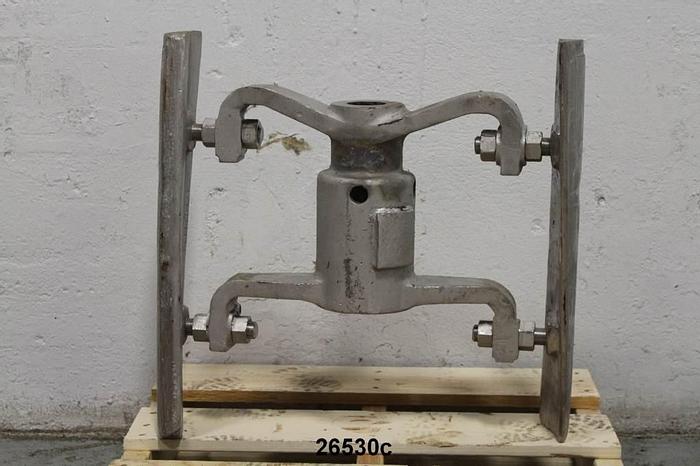 Used Black Clawson 24P Two Foil Rotor, Stainless Steel Hub #26530