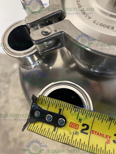 Used Alloy Products  20L 316 Stainless Steel Pressure Vessel 185 PSI w/ 22" Dip Tube