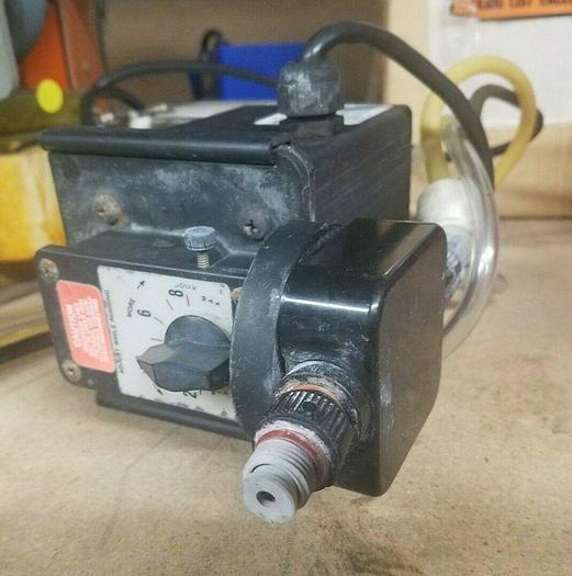 Used Chem-Feed C-1500N Feed Metering Pump 3.1 OZ / Min. 110V
