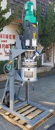 Used Reactor, 5 Gallon, S/st, Arrow Tank, 50 PSI, Jkt, Agit, #S742710