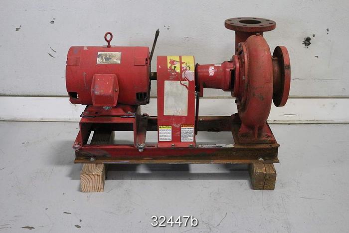 Used Bell & Gossett 4BC7.875BF 4x4x10" Pump #32447