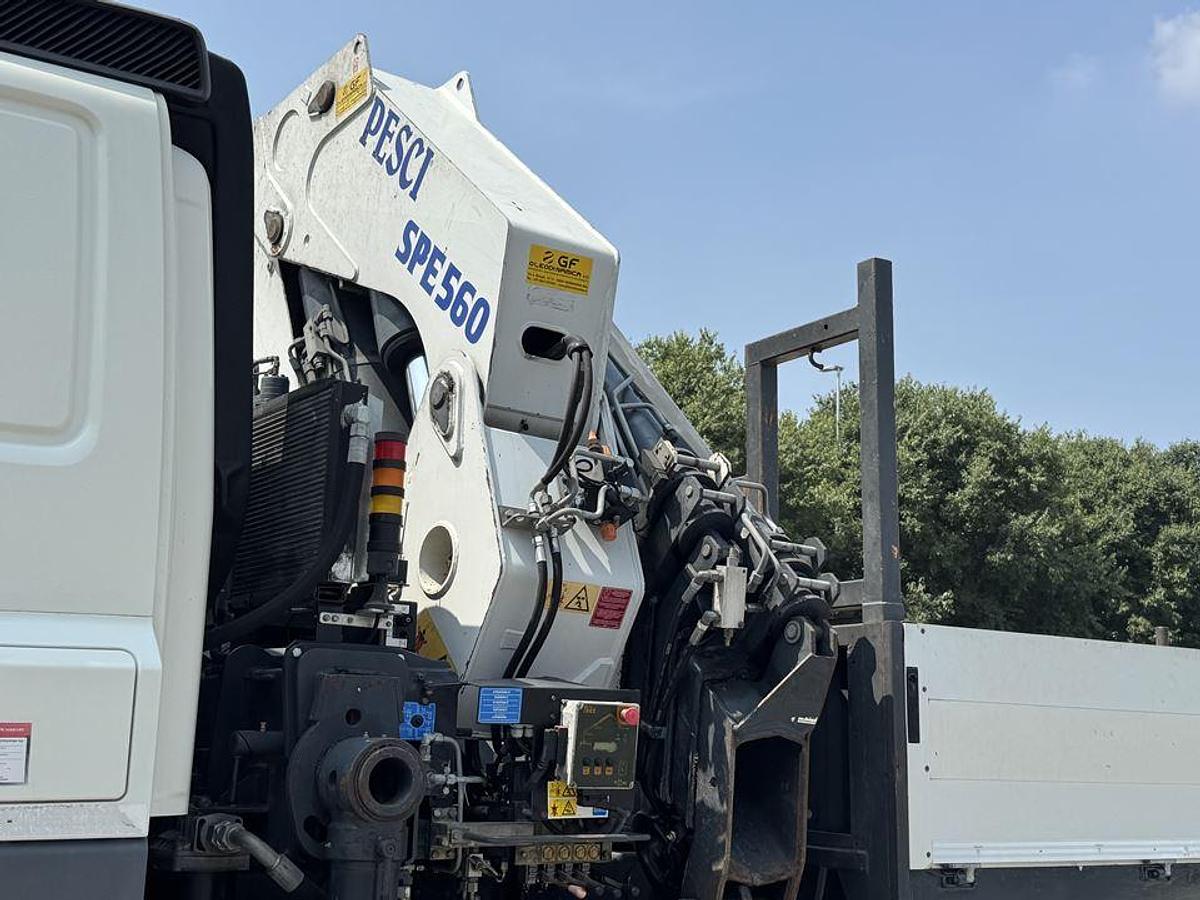 Usato 2009 DAF 460 CON GRU E RIMORCHIO