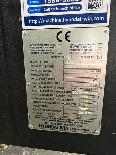 Usato 2019 HYUNDAI WIA L300 LMC