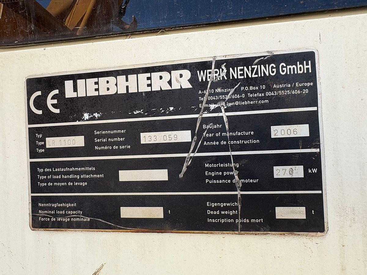 Usato 2006 Liebherr LR1100