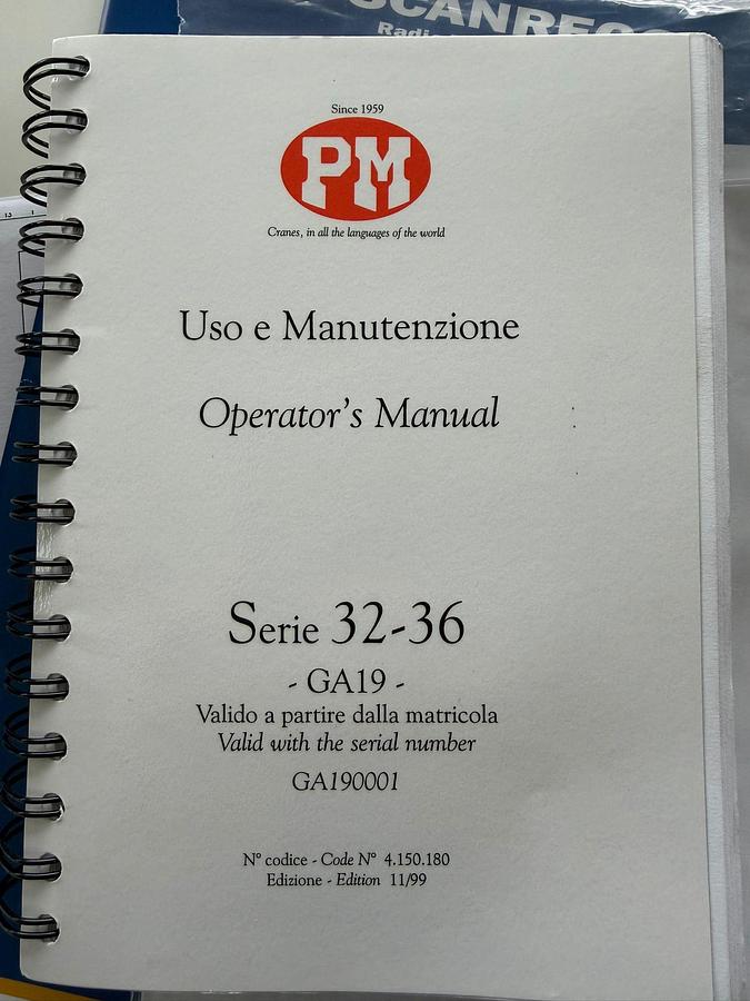 Usato 2011 SCANIA P 320 CON GRU PM 36024