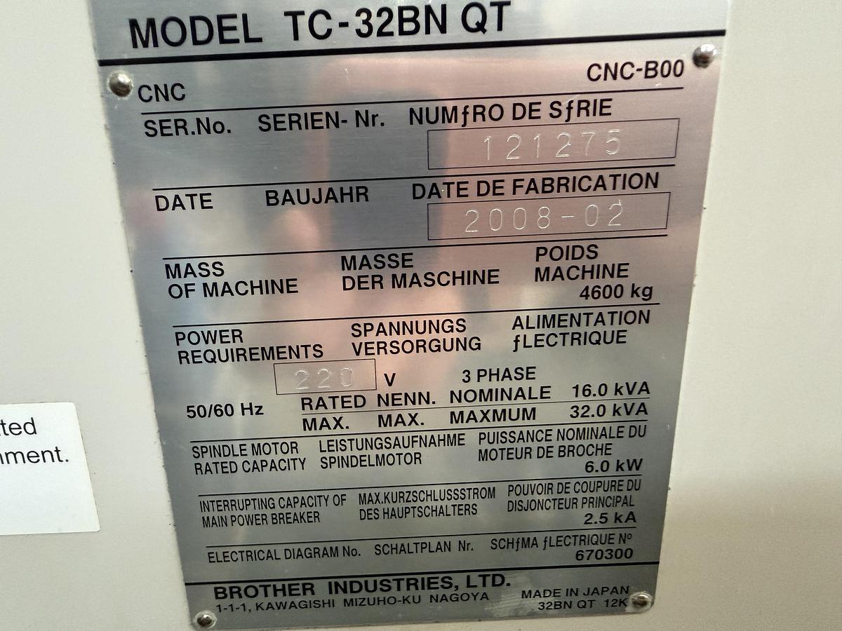 Usato 2008 BROTHER TC-32 BN QT
