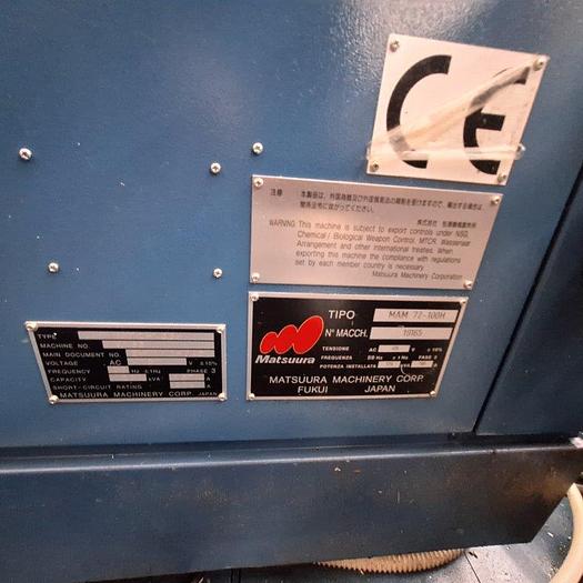 Usato 2016 MATSUURA MAM 72-100H