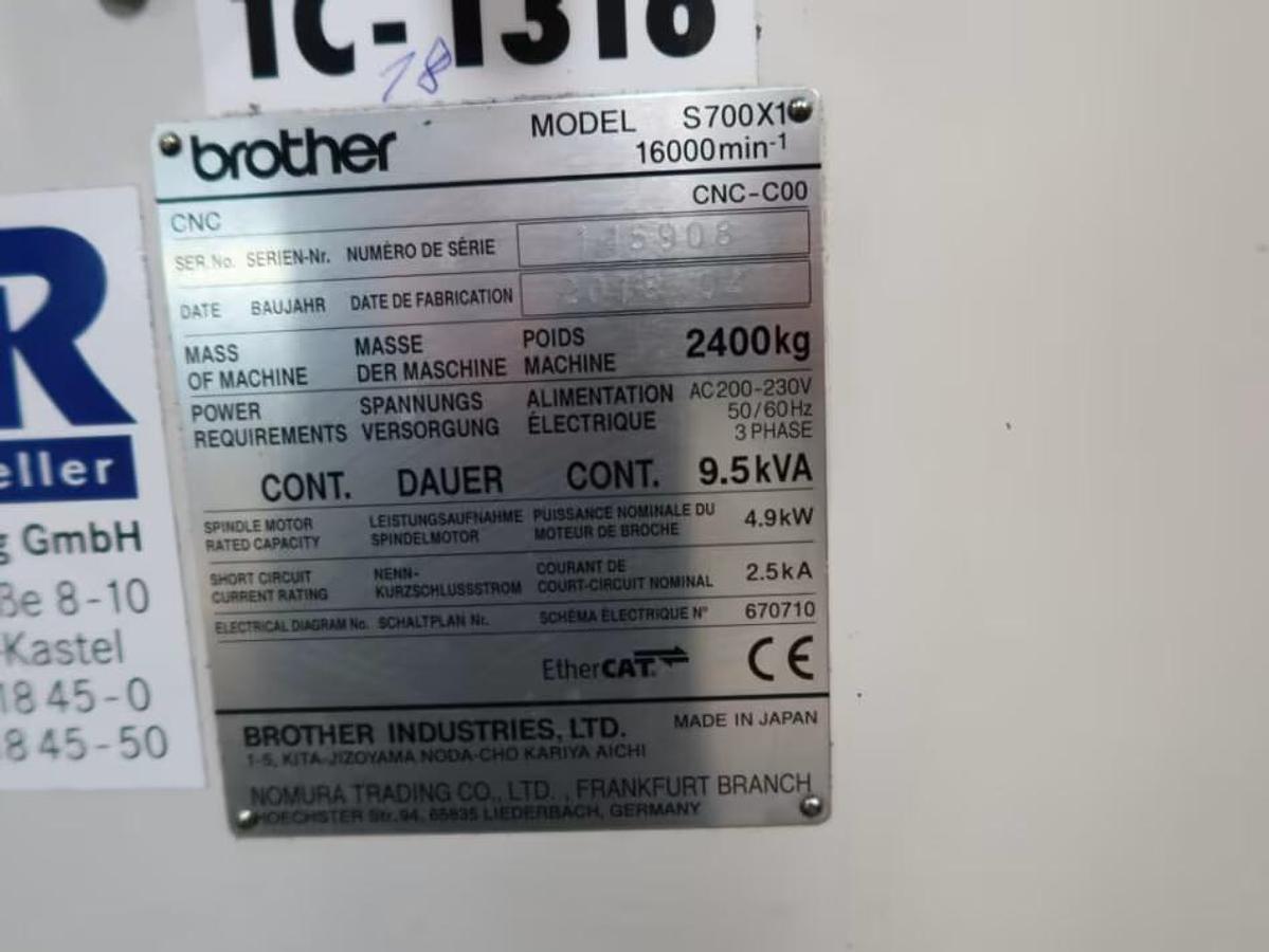 Usato 2009 BROTHER S700X1
