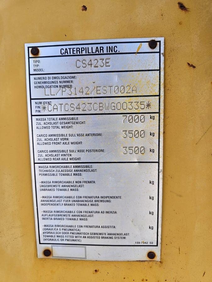 Usato 2007 CATERPILLAR CS 423E