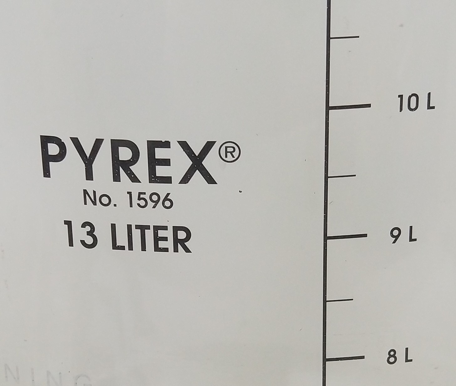 New Open Box Corning PYREX 1596-13L Carboy Solution Bottle - 13.25L
