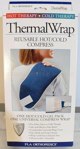 Used ThermalWrap FLA 53-121 Reusable Hot & Cold Compress 6"x10" Universal Back Wrap