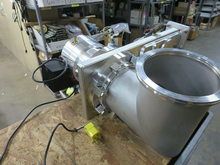 Used Oerlikon/Leybold, 151/361, Turbo Vacuum Pump W/VAT Gate & VAT Motorized Valve