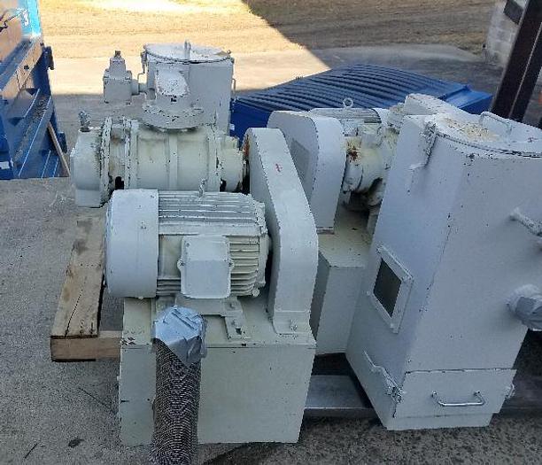 Used (2) ITO ENGINEERING SUTORBILT STYLE 10 HP ROTARY VACUUM/BLOWERS