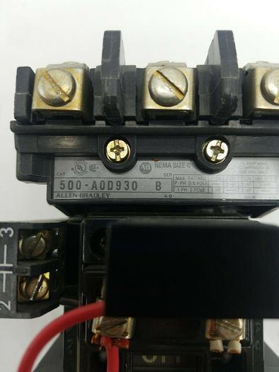 Used ALLEN-BRADLEY 500-A0D930 SER B