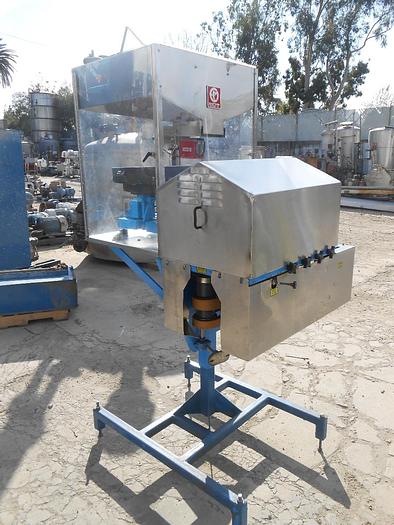 Used Capper, Eastern, Bottle, Mdl CB104, 60mm, 1/2 hp, Hopper #S742078
