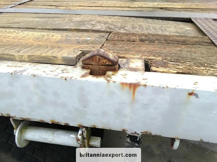 Used 1990 Listrailer two axle trailer with twist locks