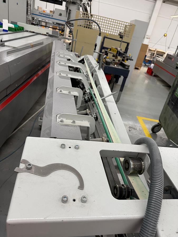 Usato Bobst Masterfold 75 A2, Lineare, Fondo Automatico, Cartonpack II, Handypack GT