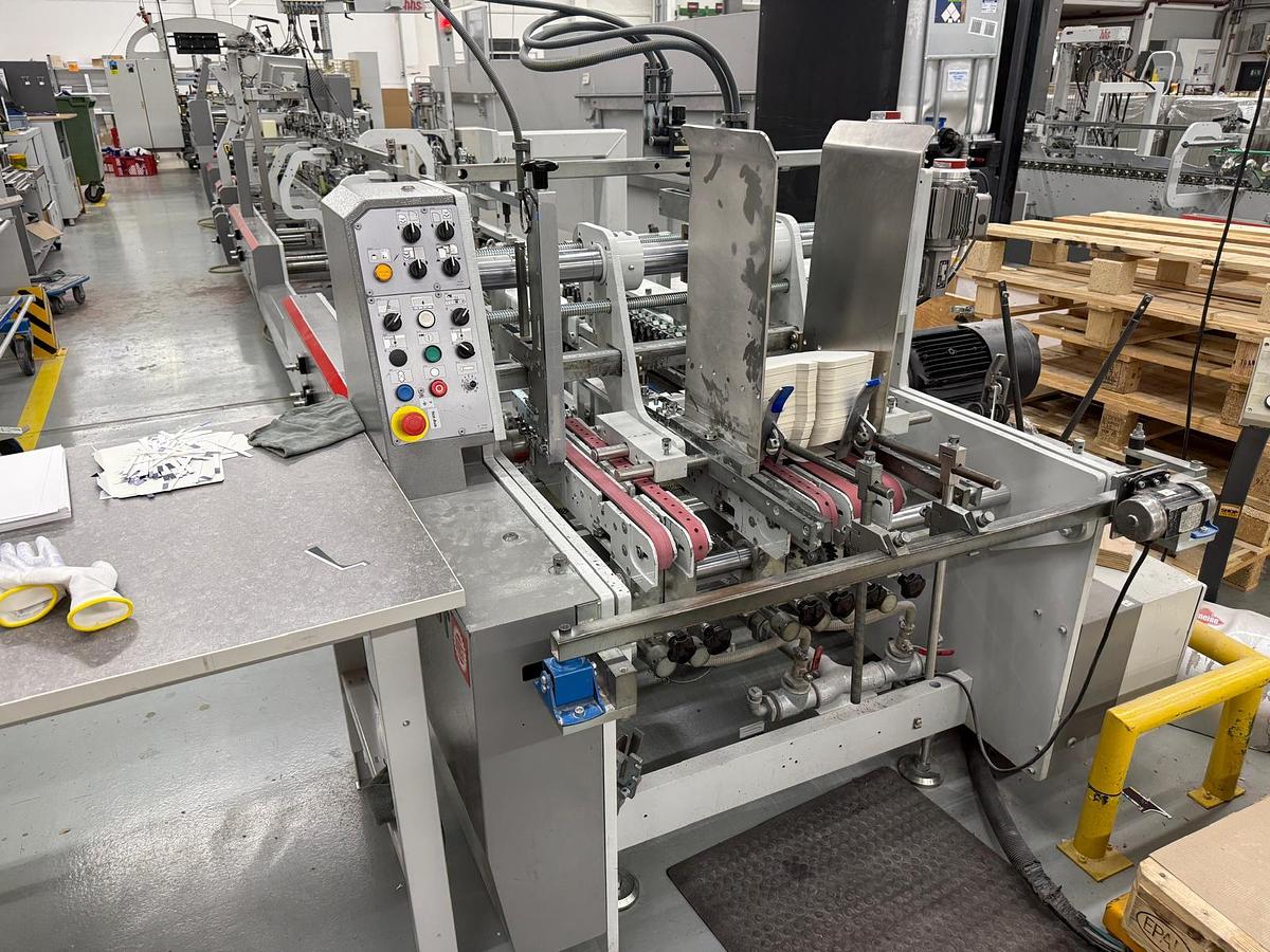 Usato Bobst Masterfold 75 A2, Lineare, Fondo Automatico, Cartonpack II, Handypack GT
