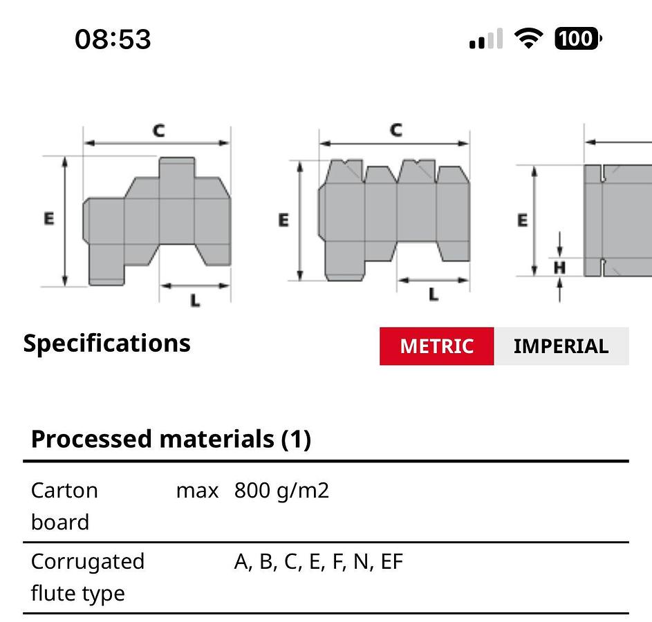 Usato Bobst Visionfold 145 A2 Straight line and Lock bottom