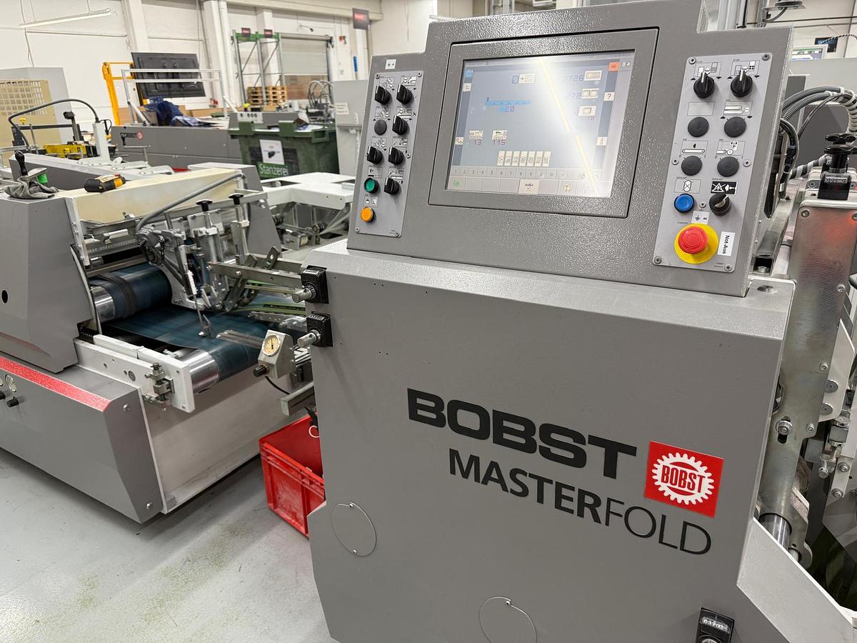 Usato Bobst Masterfold 75 A2, Lineare, Fondo Automatico, Cartonpack II, Handypack GT