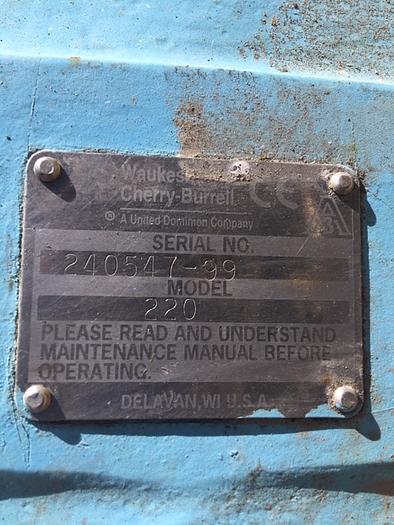 Used Waukesha Model 220 Positive Displacement Pump