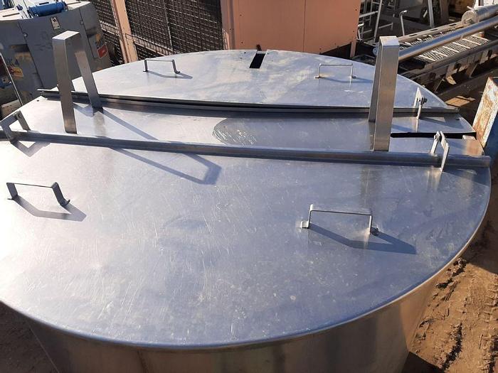 Used Tank, 1,050 Gallon, S/st, FT/SB, 72" x 59" #S744489