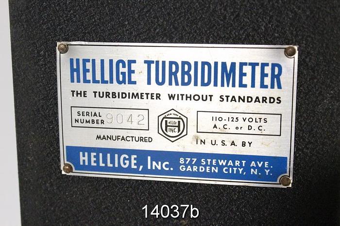 Used Hellige  Turbidimeter, 115 Volt #14037