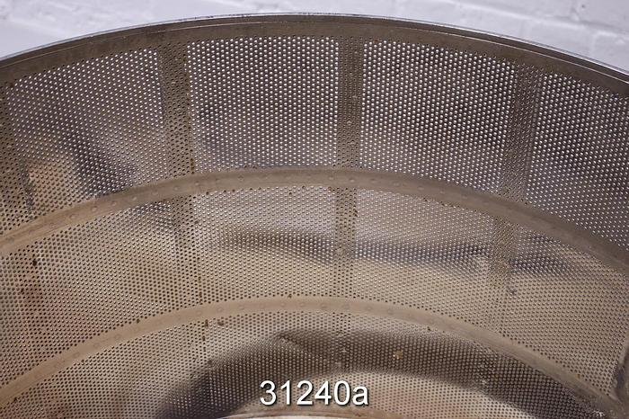 Used Bird 10 Pressure Screen Basket #31240