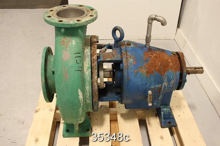 Used Goulds 3175 Pump, 6x8x14, 2 Vane 14" Impeller #35348
