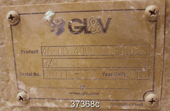 Used GL&V DD4000 42/46" Refiner, 46" Rotor #37368